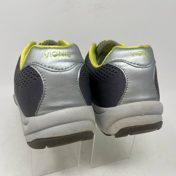 Vionic 335 Emerald / 9030 Comfort Sneakers Womens 9 1/2 Gray 1,0,3,0:S1482 - Picture 4 of 13